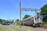 At last, Arrow III Cab Car # 1483 leads NJT Train # 416 out of the depot 